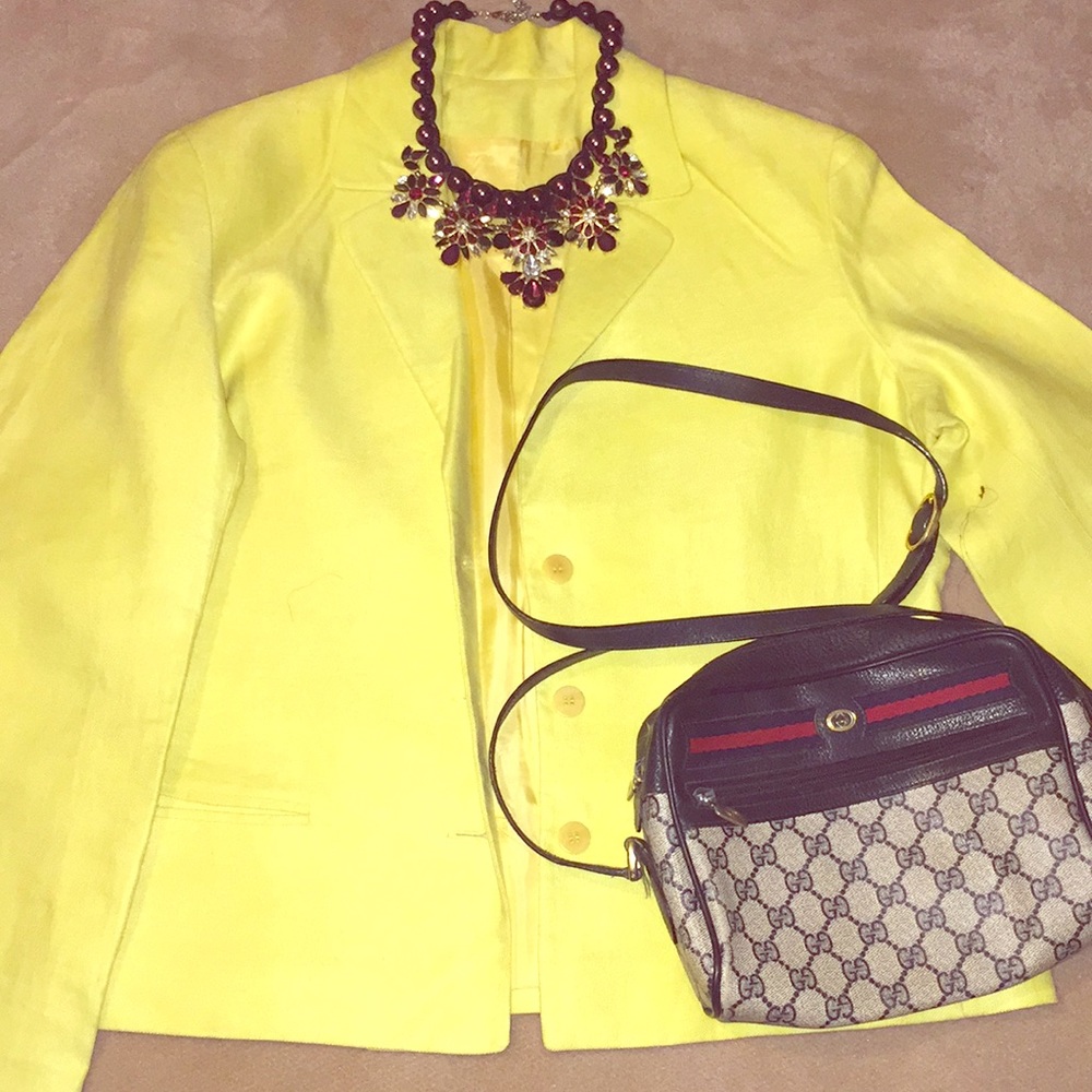 Apostrophe Linen Blazer